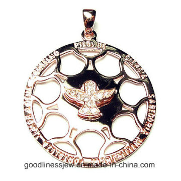 Good Quality and Silver Pendant with Bird Charm Jewelry Pendant (P4760)